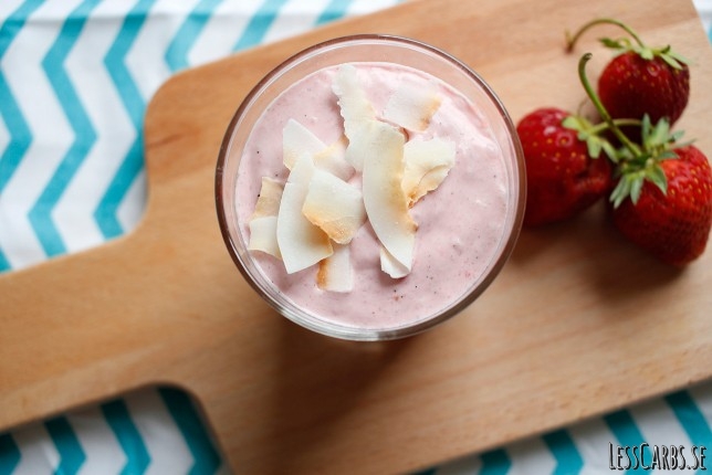 lchf smoothie jordgubb lchf smoothie jordgubb