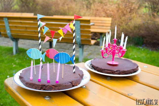 kladdkaka lesscarbs