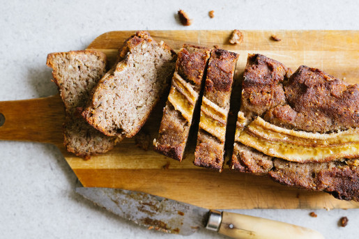 Veganskt bananbröd